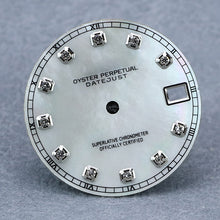 Load image into Gallery viewer, Pearl mother-of-pearl 28.5mm silver diamond dial no luminous