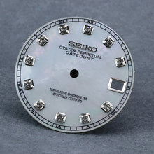 Load image into Gallery viewer, Pearl mother-of-pearl 28.5mm silver diamond dial no luminous