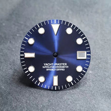 Load image into Gallery viewer, Yacht Master Sunburst Dial Blue