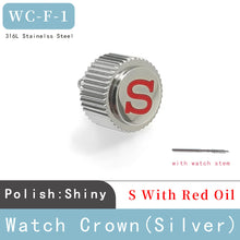 Load image into Gallery viewer, Stainless steel Watch crown
