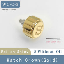 Load image into Gallery viewer, Stainless steel Watch crown
