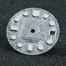 Load image into Gallery viewer, Meteorite dial with Silver / BGW9 Lume
