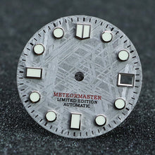 Load image into Gallery viewer, Meteorite dial with Silver / BGW9 Lume
