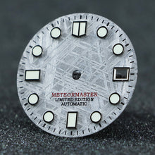 Load image into Gallery viewer, Meteorite dial with Silver / BGW9 Lume
