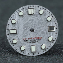 Load image into Gallery viewer, Meteorite dial with Silver / BGW9 Lume
