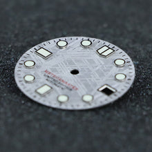 Load image into Gallery viewer, Meteorite dial with Silver / BGW9 Lume
