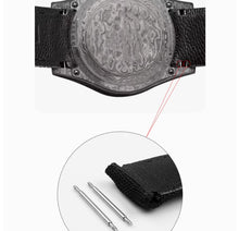 Load image into Gallery viewer, Replacement Rolex Daytona Black Submariner Omega Tudor Black Bay nylon Velcro canvas watch strap 20mm
