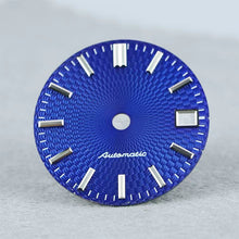 Load image into Gallery viewer, Guilloche Dial 28.5mm dial NH34 movement Mod

