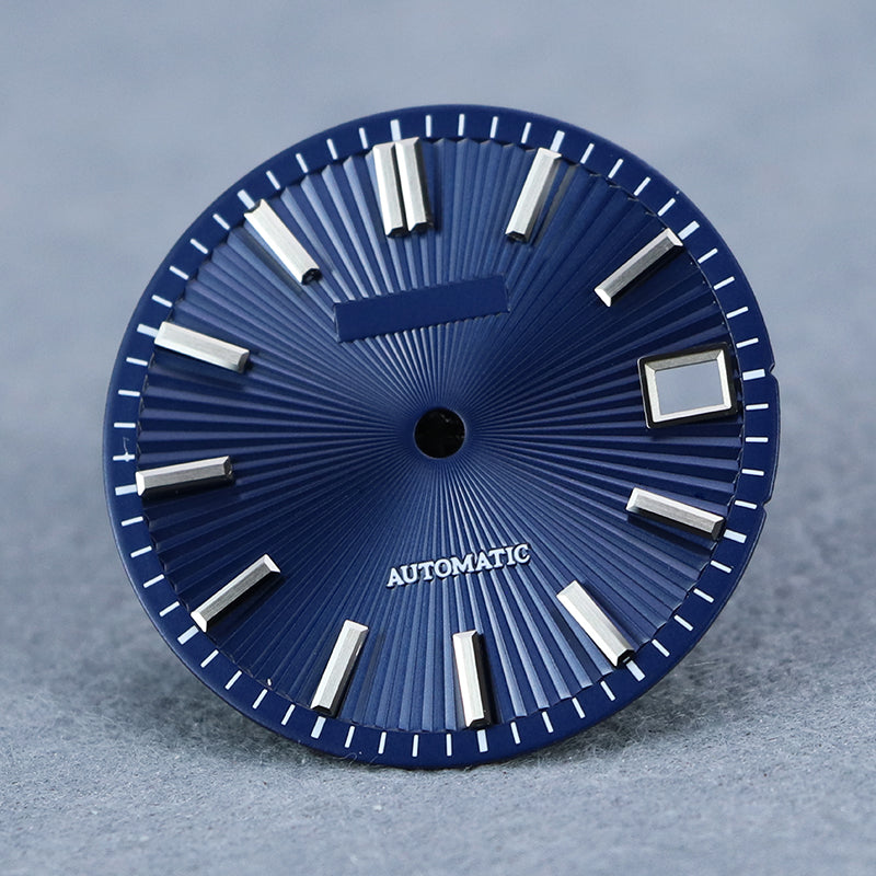 blue 28.5mm Dial For  NH35