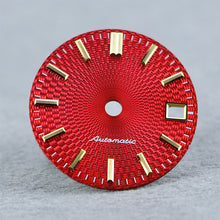 Load image into Gallery viewer, Guilloche Dial 28.5mm dial NH34 movement Mod
