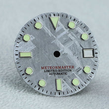 Load image into Gallery viewer, Meteorite dial with Silver / BGW9 Lume
