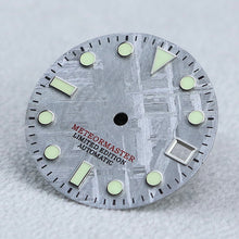 Load image into Gallery viewer, Meteorite dial with Silver / BGW9 Lume
