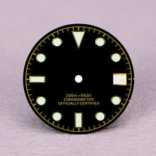 Load image into Gallery viewer, Matte Black dial-Rose indices
