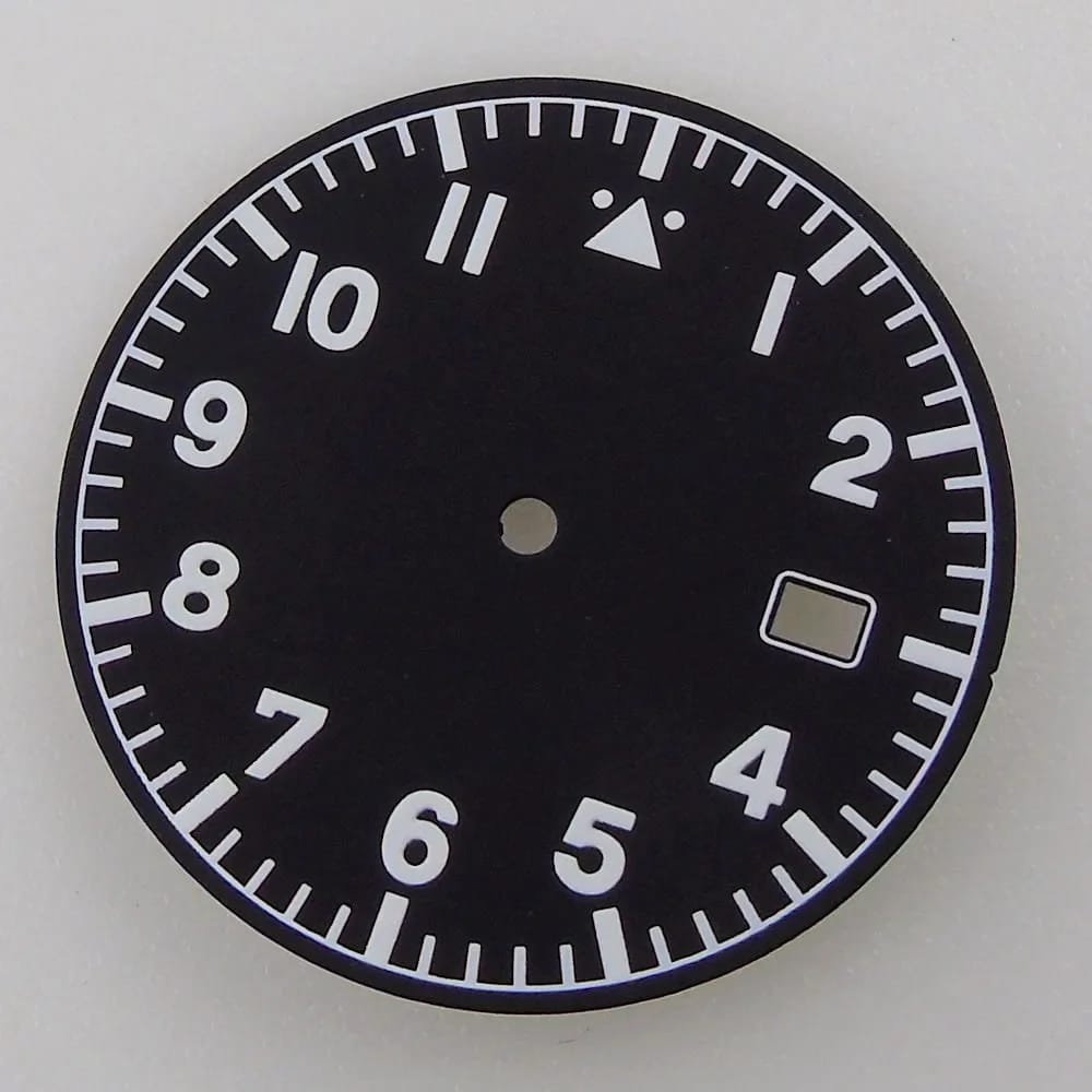custom matte black dial