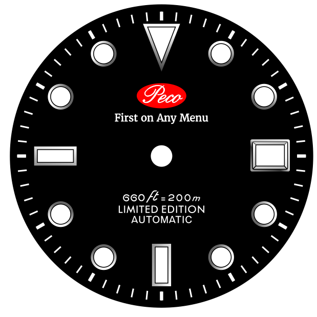 custom  matte  dial