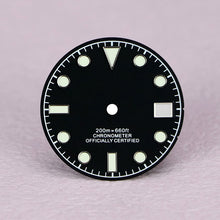 Load image into Gallery viewer, Matte Black dial-Rose indices
