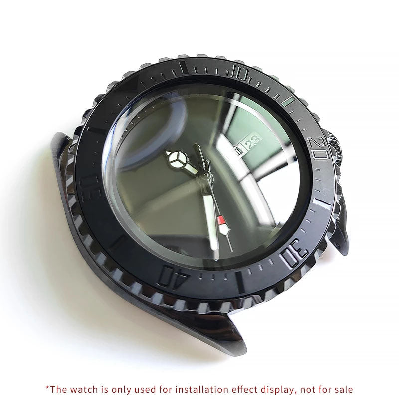 Sloped ceramic bezel insert 38 31.5mm Luminous pip at 12 2dWatches