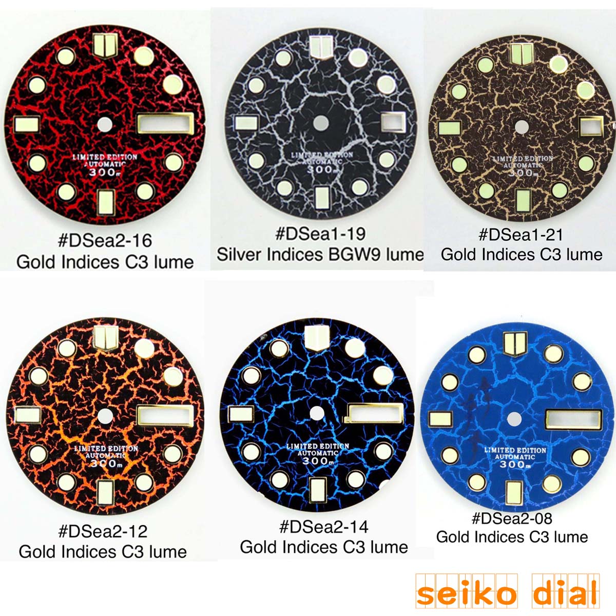 Lava style  dial for NH35/36