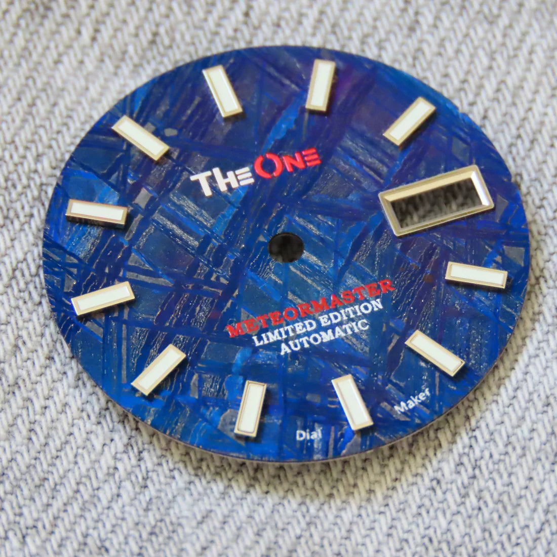 Blue  Meteorite Dial for nh35 /36