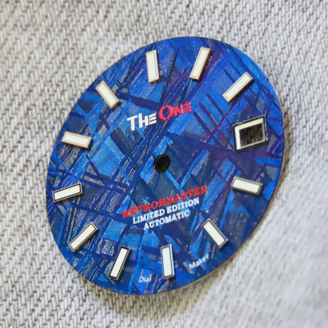 Blue  Meteorite Dial for nh35 /36