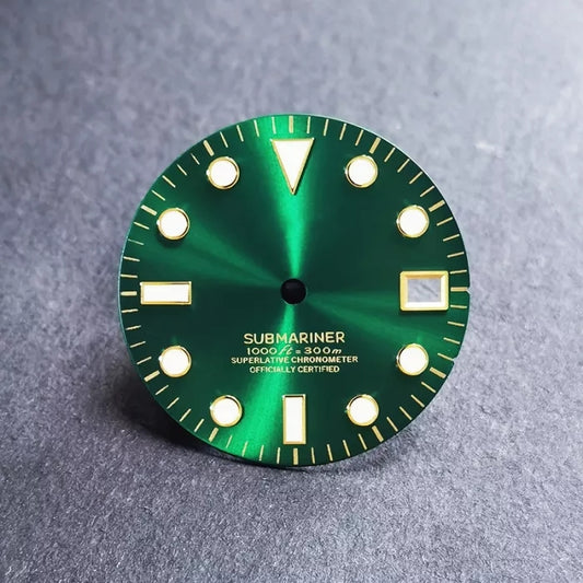 SUB Mariner Green dial