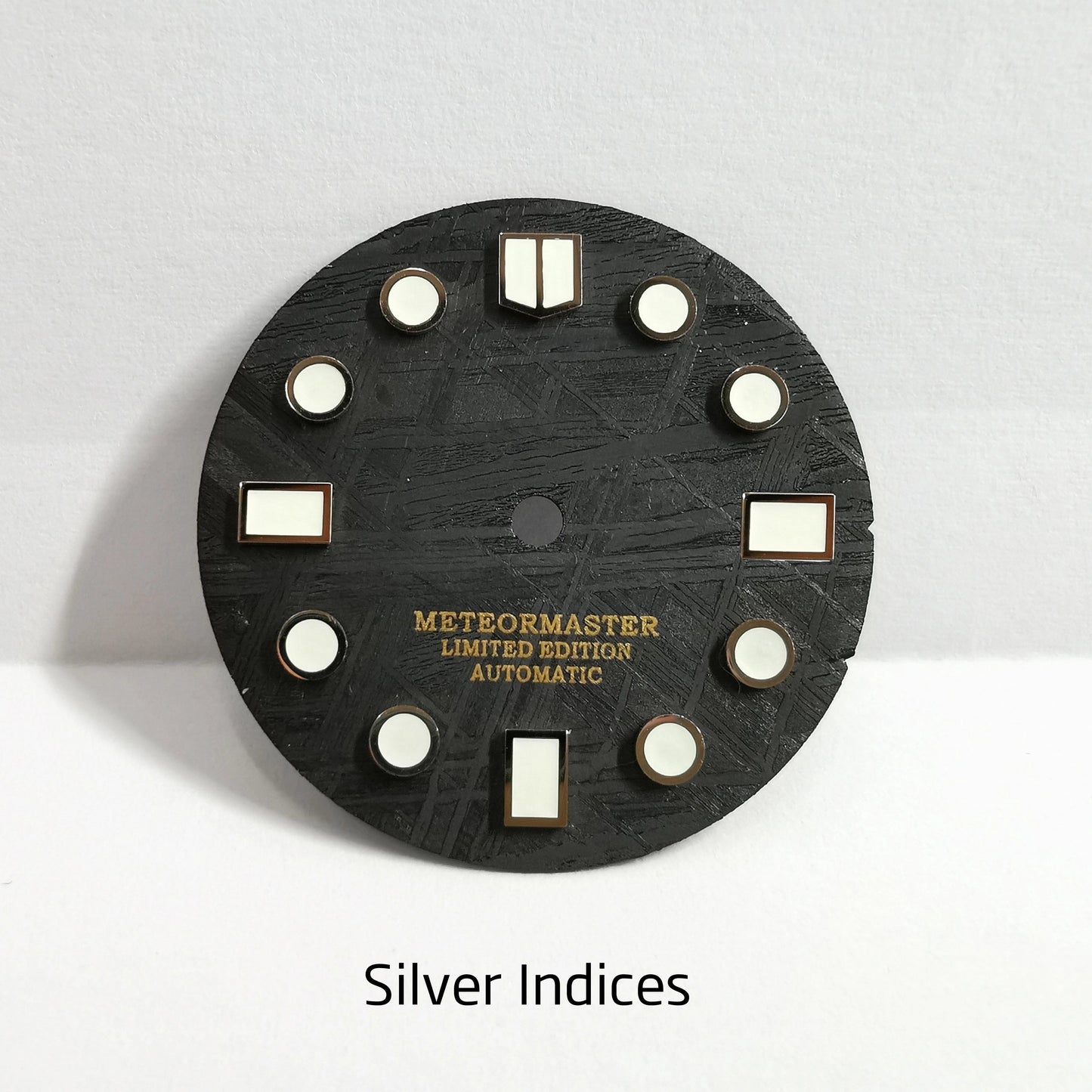 Black Meteorite Dial for nh35 /36