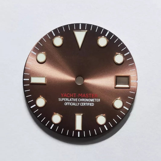 Yacht Master  Sunburst Dial Brown