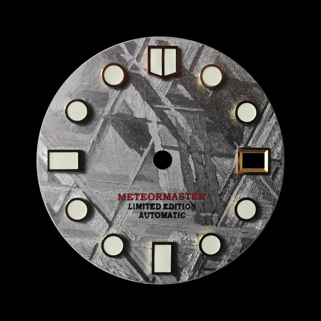 Gray Meteorite Dial for N35/36