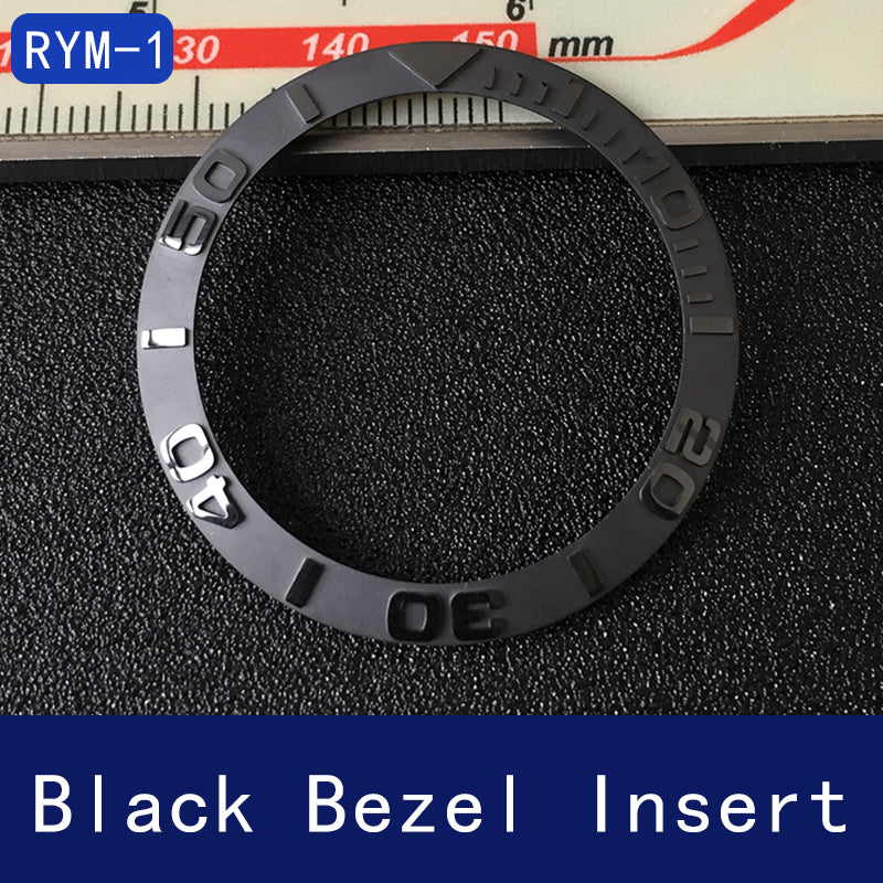 Sloped ceramic bezel insert 38*30.6mm Divers SUB Replacement