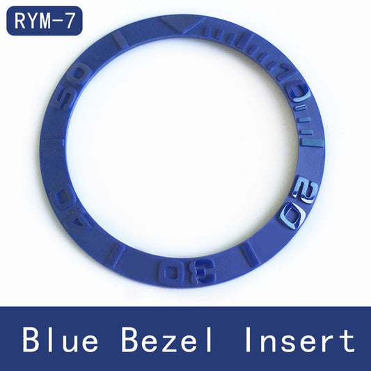 Sloped ceramic bezel insert 38*30.6mm Divers SUB Replacement