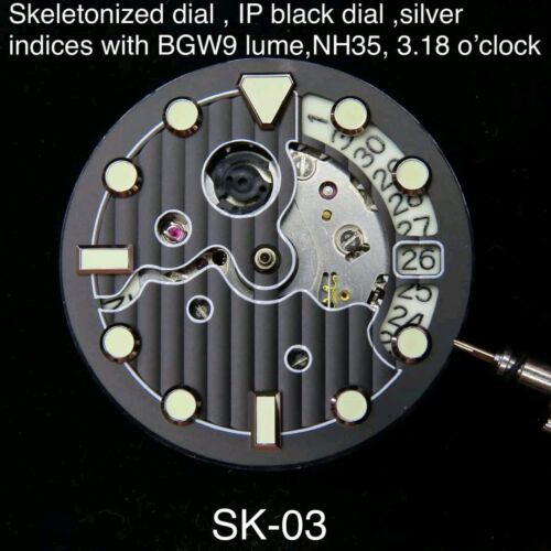 Skeletonized Dial for NH38