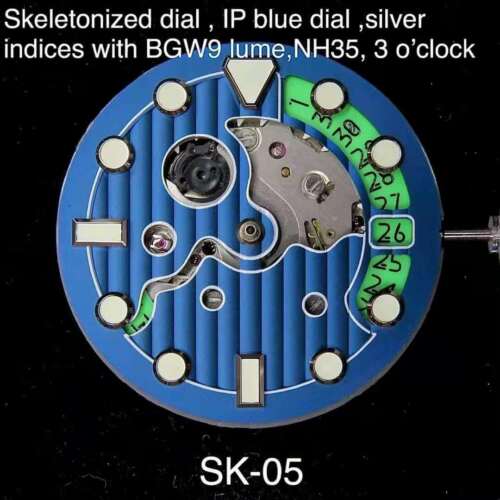 Skeletonized Dial for NH38