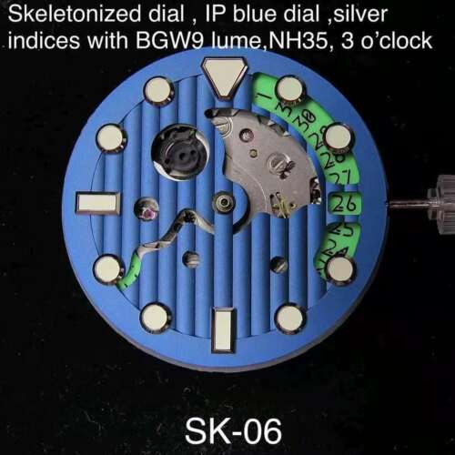 Skeletonized Dial for NH38